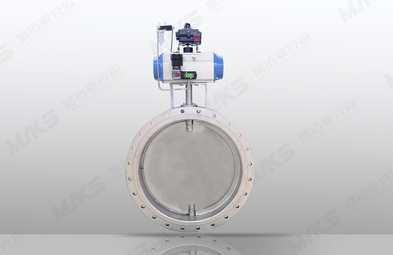 氣動通風(fēng)法蘭蝶閥